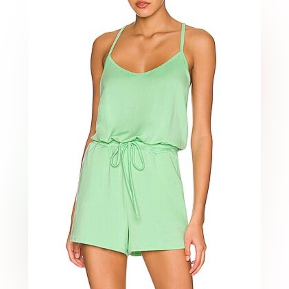 Beyond Yoga Seaside Romper in Pistachio - Size L